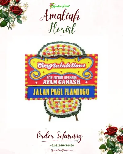 Bunga Papan Congratulation di Sriwijaya